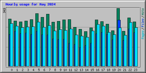 Hourly usage for May 2024